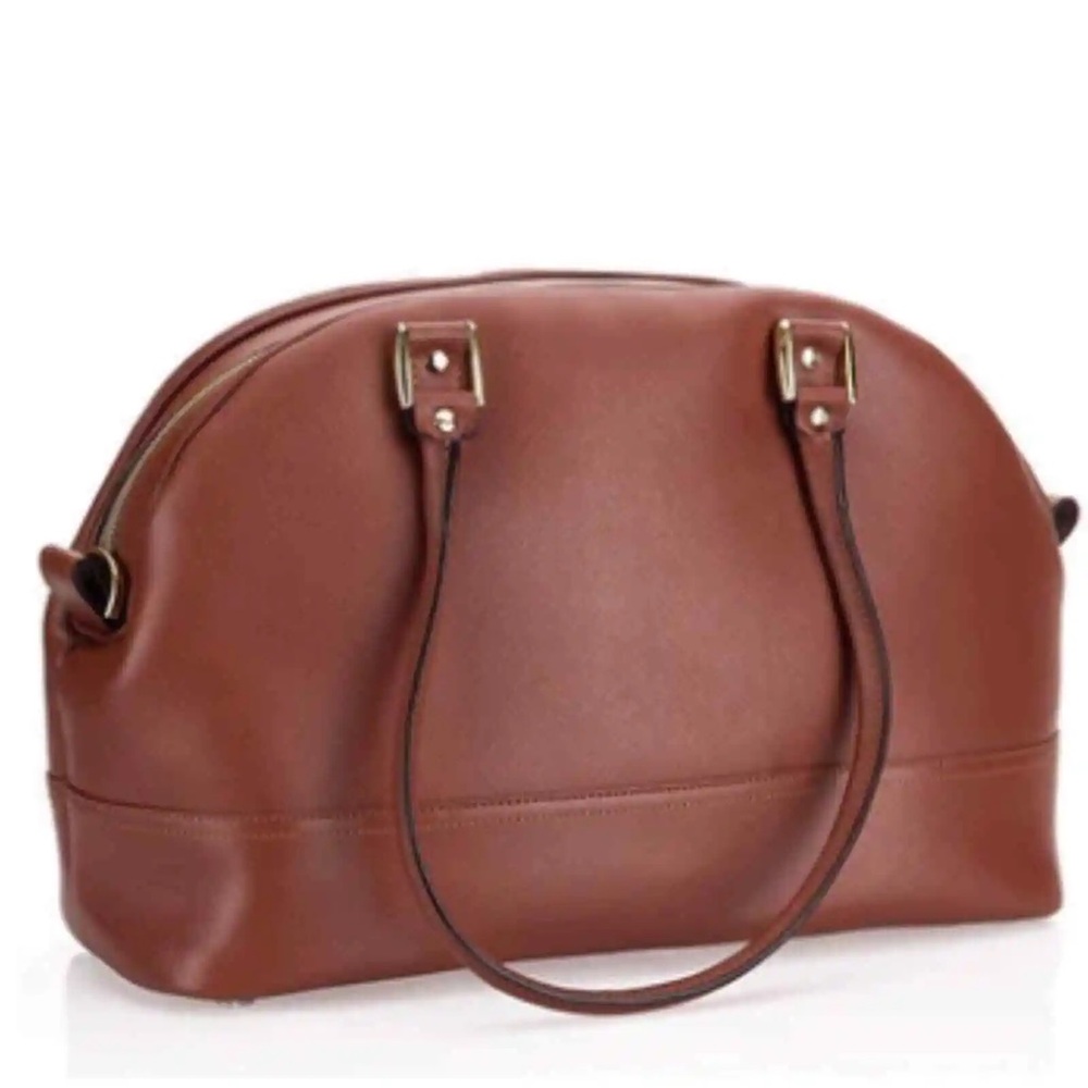 Like New! ONA THE CHELSEA SAFFIANO CAMERA BAG, ANTIQUE COGNAC LEATHER